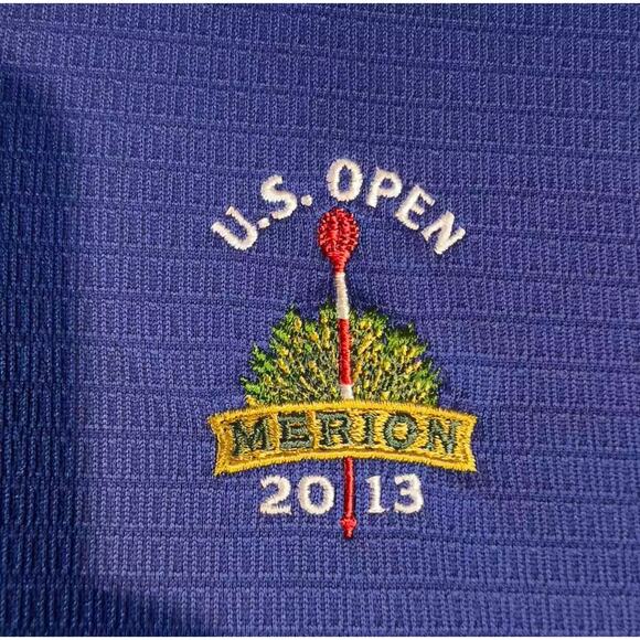Adidas Climalite Polo Shirt Sz XL US Open 2013 Merion USGA Major - Picture 2 of 13